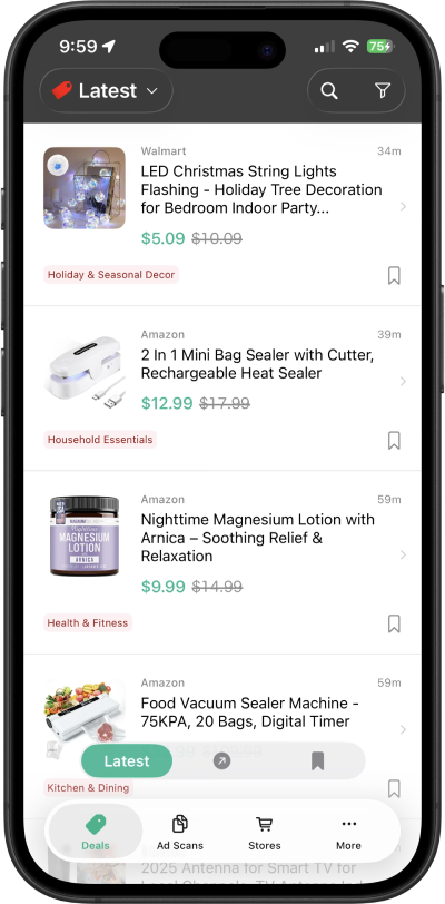 Black Friday App Screenshot